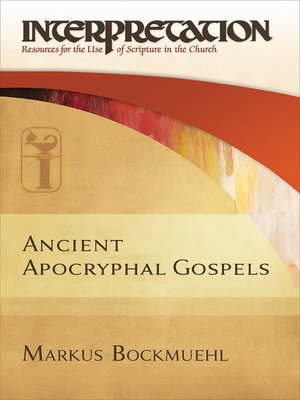 cover image of Ancient Apocryphal Gospels